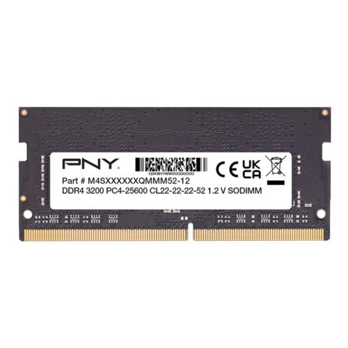 PNY 8GB DDR4 3200MHz Laptop Memory PNY 8GB DDR4 3200MHz Laptop Memory