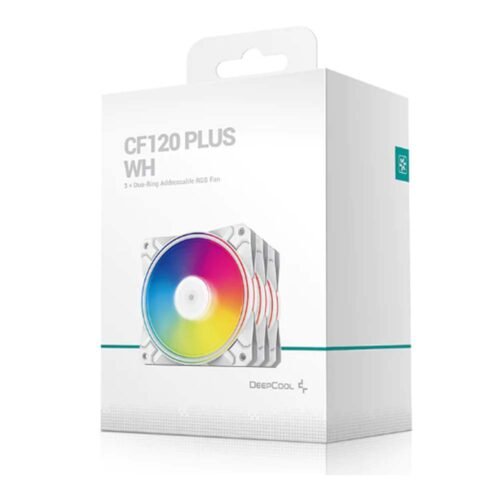 Deepcool CF120 Plus 3 Pack Computer Fans white Deepcool CF120 Plus 3 Pack Computer Fans white