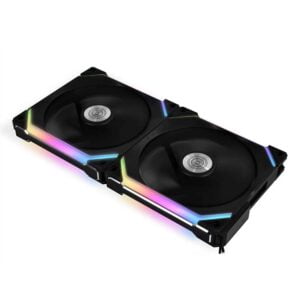 Lian Li UNI Fan SL 140 Twin Pack Digital Addressable RGB 140 Fan with Controller BLACK