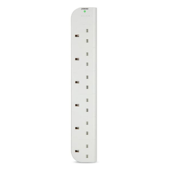 Belkin 6 plugs 1m Surge Protected Extension