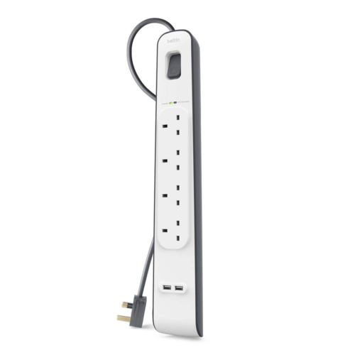 Belkin Power Strip 4 Outlet 2 USB Belkin Power Strip 4 Outlet 2 USB