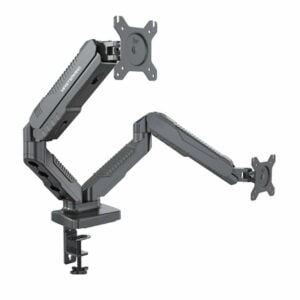 MASTERMIND DSMA-1 - DUAL SUSPENSION MONITOR ARM - FOR 15” - 27” MONITORS