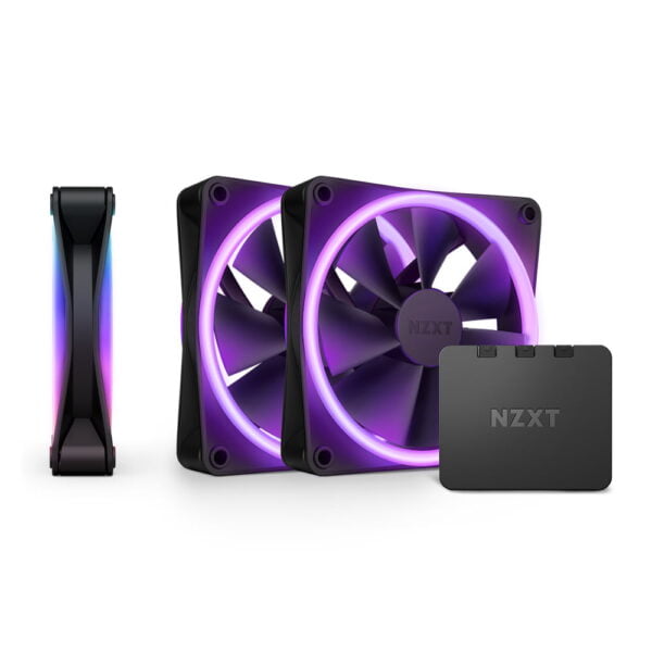 NZXT F120 DUO RGB Triple pack Black