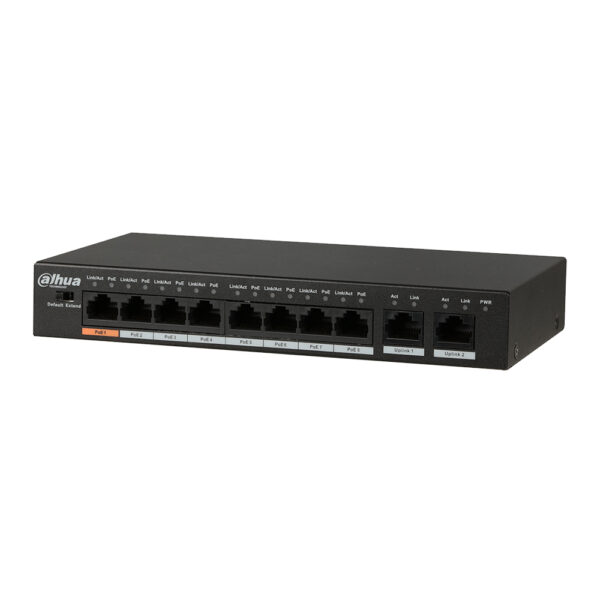 Dahua 8 Port Fast Ethernet POE Switch 96W