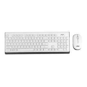 Acer OAK920 Wireless Mouse Keyboard Combo White Color Arabic-min