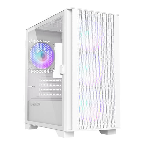 Montech Air 100 White Case with 4x RGB Fans