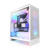 NZXT H7 FLOW RGB - ATX MID TOWER CASE - White