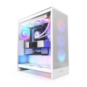 NZXT H7 FLOW RGB - ATX MID TOWER CASE - White