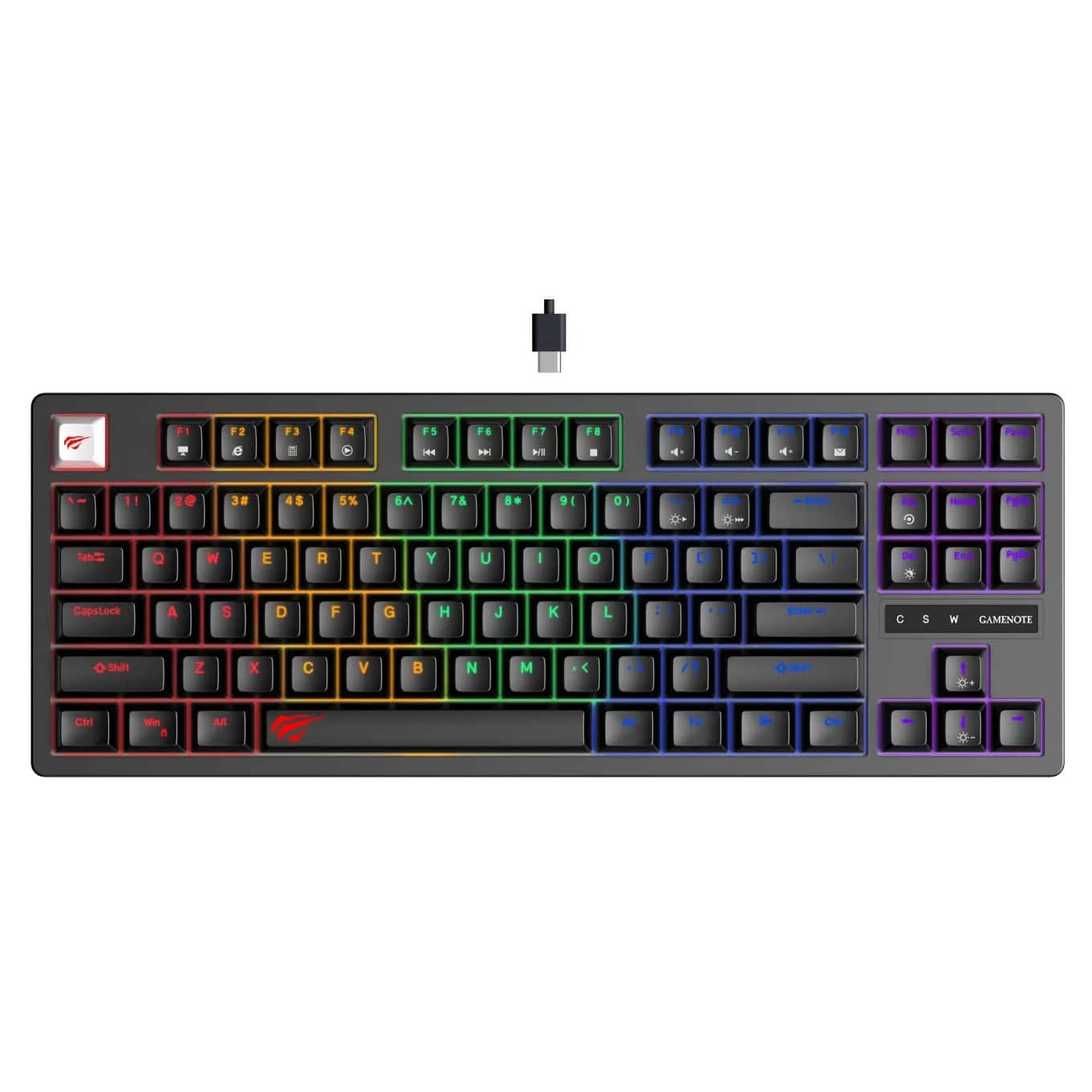 Havit KB892L Hot Swappable Mechanical Keyboard