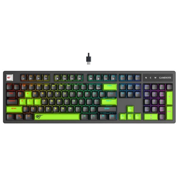 Havit KB893L RGB Hot Swappable Mechanical Keyboard