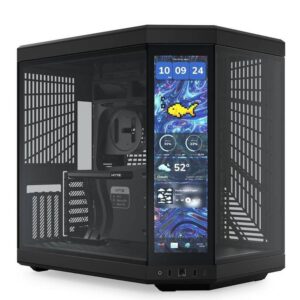 Hyte Y70 Aesthetic Case Black Infinite Touch Screen 4K