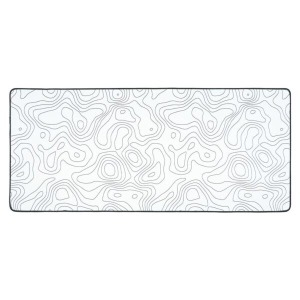 Womier Topographic Themed Large Desk Mat