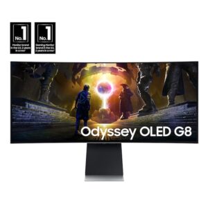 Samsung 34 Inch Odyssey OLED G8 Curved Gaming Monitor S34BG850SM