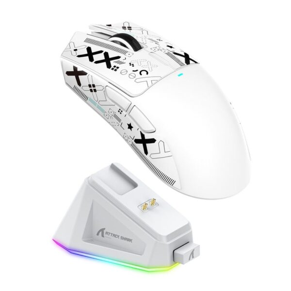 Attack Shark X11 Wireless Gaming Mouse White