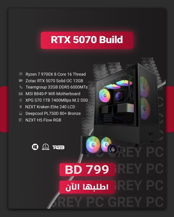 GR-7 Ryzen 7 9700X RTX 5070 Build