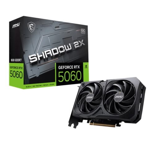 MSI RTX 5060 8G SHADOW 2X OC MSI RTX 5060 8G SHADOW 2X OC