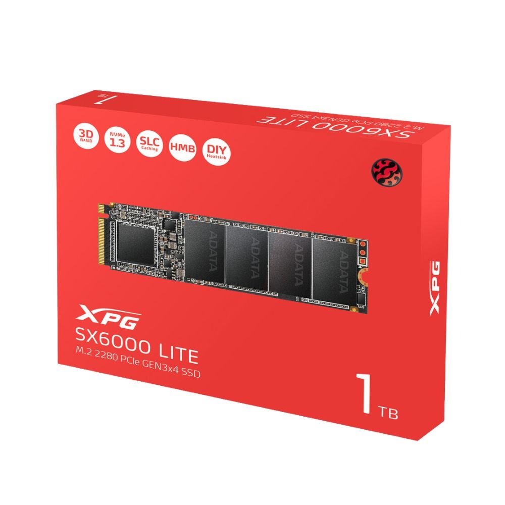 XPG SX6000 1TB M.2 SSD Gen 3x4 - Grey PC
