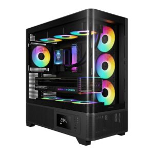 Gamdias Atlas P2 Curved Glass Black