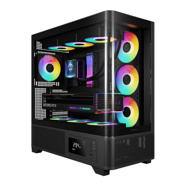 Gamdias Atlas P2 Curved Glass Black