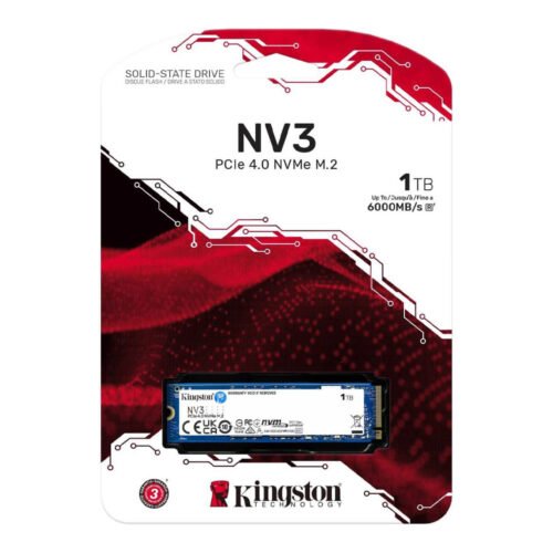 Kingston NV3 1TB M.2 SSD 6000MBps Kingston NV3 1TB M.2 SSD 6000MBps