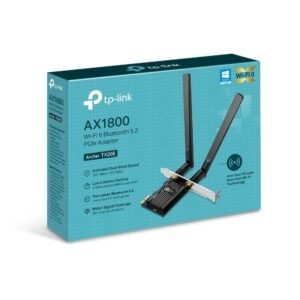 AX1800 Wi-Fi 6 Bluetooth 5.2 PCIe Adapter AX1800 Wi-Fi 6 Bluetooth 5.2 PCIe Adapter