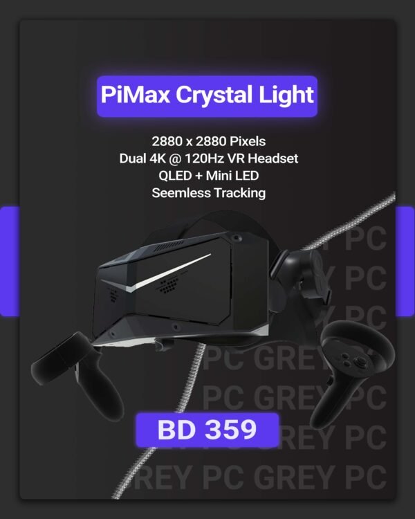 PiMax Crystal Light Dual 4K 120Hz VR Headset Ins Stock Bahrain