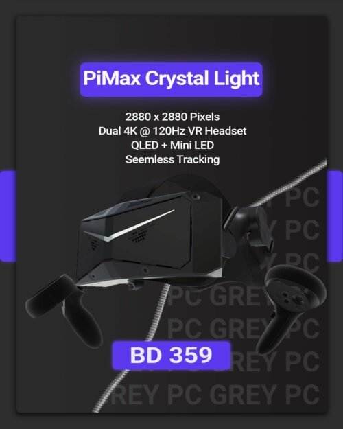 PiMax Crystal Light Dual 4K 120Hz VR Headset Ins Stock Bahrain
