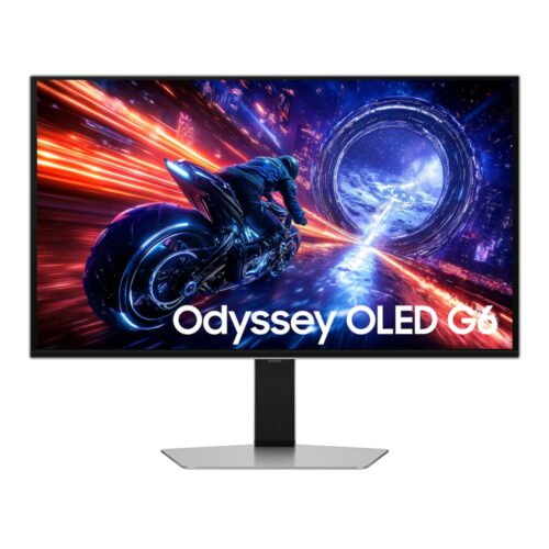 27 inch Odyssey OLED G6 G60SF QHD 500Hz 0.03Ms Response Time Gaming Monitor