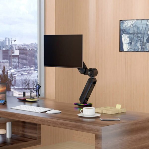 Devo Gaming Monitor Arm - Flexi Elite 1 - Black