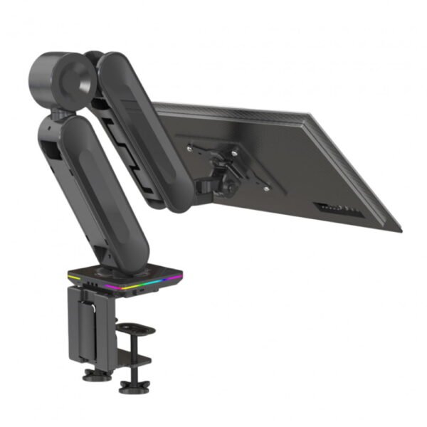 Devo Gaming Monitor Arm - Flexi Elite 1 - Black
