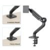 Devo Gaming Monitor Arm - Flexi Pro 1 - Black