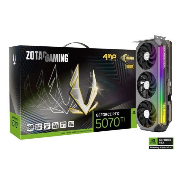 ZOTAC GeForce RTX 5070Ti 16GB AMP Extreme Infinity Ultra ZOTAC GeForce RTX 5070Ti 16GB AMP Extreme Infinity Ultra