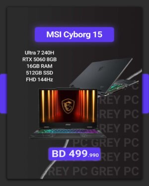 MSI Cyborg 15 Core 7 240H RTX 5060 16GB RAM Instagram