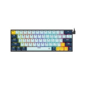 Fantech MK874 V2 MIZU Wired Mechanical Keyboard - Sky Blue [Taro Switch] (MK874V2MIZUSKYBLUETARO)
