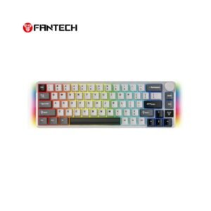 Fantech MK919 66-Key ARGB Mechanical Keyboard - Grey Blue Switch, 2.4GHz/BT/Wired (MK919GB)