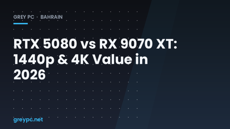 Nvidia RTX 5080 and AMD RX 9070 XT graphics cards compared for 1440p and 4K gaming