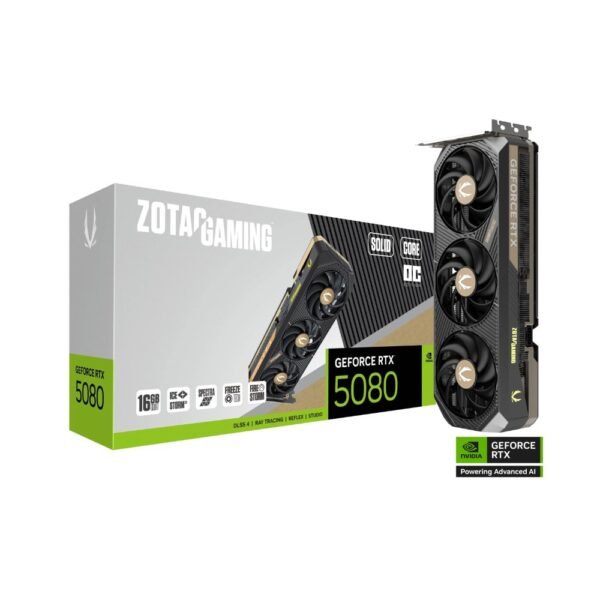 ZOTAC GAMING GeForce RTX 5080 Solid Core OC 16GB GDDR7