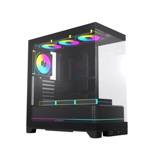 Acegeek Photon RGB Case with 7 Fans - Black