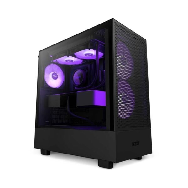 NZXT H5 Flow RGB Compact Airflow Case - BLACK