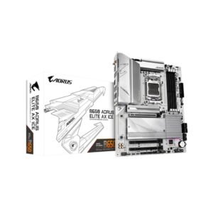 GIGABYTE B650 AORUS ELITE AX ICE - AM5 - Gaming Motherboard - White