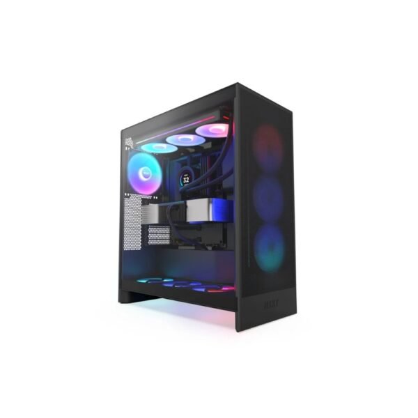 NZXT H7 FLOW RGB - ATX MID TOWER CASE - Black