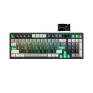 Womier M90 96% Wireless Custom Keyboard with Display Black