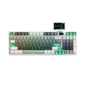 Womier M90 96% Wireless Custom Keyboard with Display White