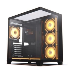 AceGeek Horizon 7x Fans Included Full Glass Case