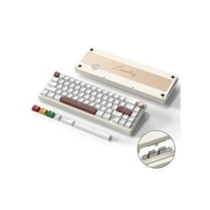 Womier SK65 65% Wireless Aluminum Keyboard Beige