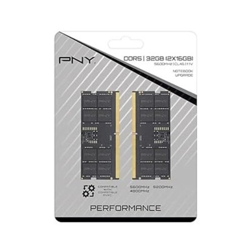 PNY 32GB DDR5 5600MTs Laptop Memory (16x2)