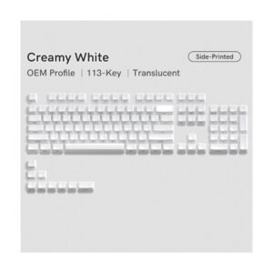 Womier Creamy White Key Caps
