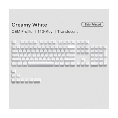 Womier Creamy White Key Caps