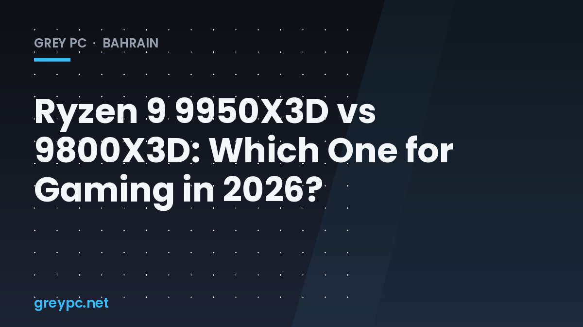 Ryzen 9 9950X3D and Ryzen 7 9800X3D processors compared side by side for gaming performance