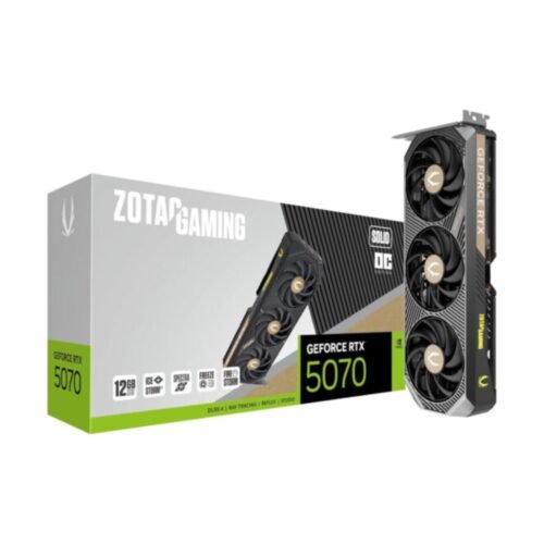 zotac-rtx5070-solid-oc-12gb ZOTAC Gaming GeForce RTX 5070 SOLID OC 12GB GDDR7